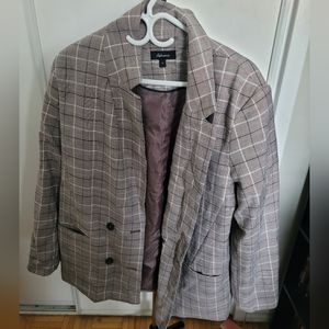 Reitmans Checkered Blazer Size 16